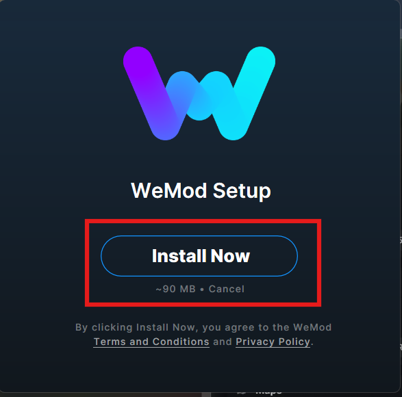安装向导的 Install Now 按钮